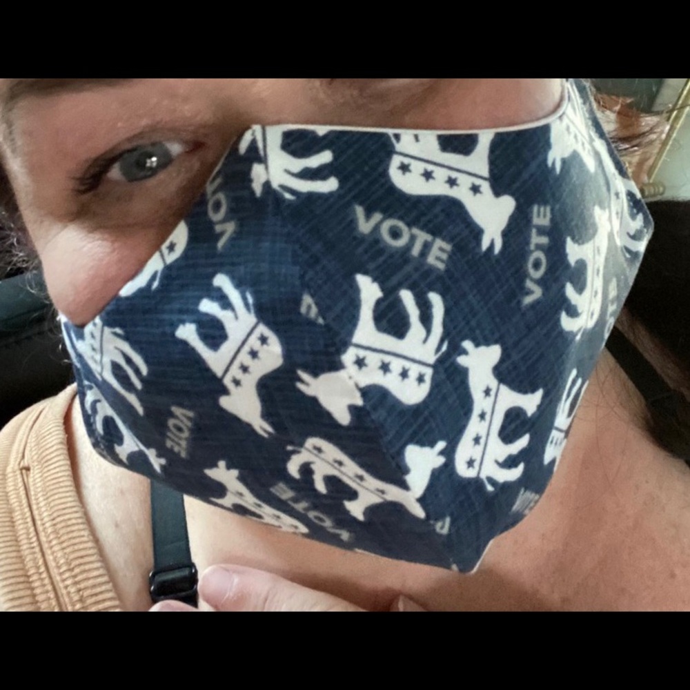 NWT Democratic Donkey Mask